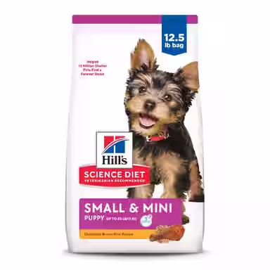 Hill's Science Diet Puppy Small Breed & Mini Breed Chicken Meal & Brown Rice Recipe