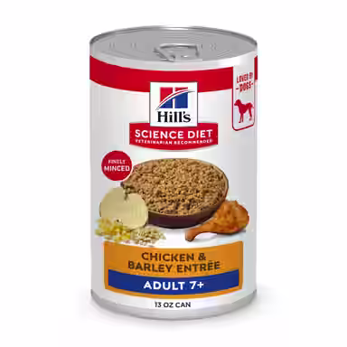 Hill's Science Diet Senior Adult 7+ Chicken & Barley Entree