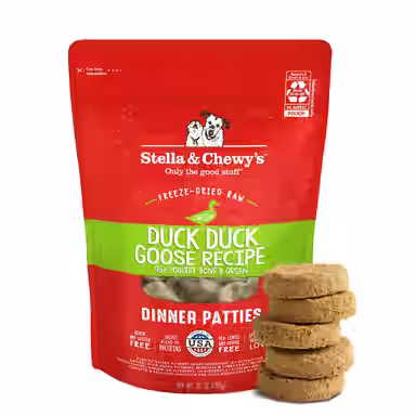 Stella & Chewy's Duck Duck Goose Dinner Patties Freeze-Dried