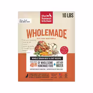 The Honest Kitchen Human Grade Wholemade Whole Grain Beef & Oat Dehydrated