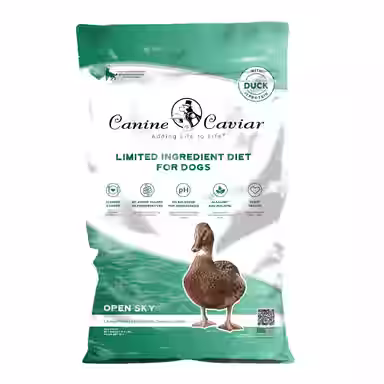 Canine Caviar Open Sky Duck Limited Ingredient Diet Alkaline
