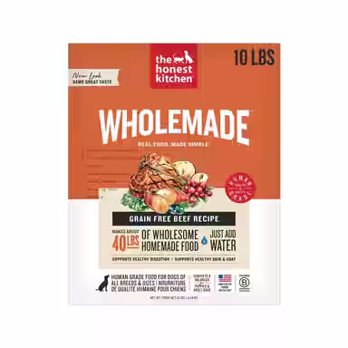 The Honest Kitchen Human Grade Wholemade Grain-Free Beef Dehydrated