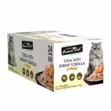 Fussie Cat Premium Tuna with Shrimp Formula in Aspic
