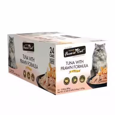 Fussie Cat Premium Tuna with Prawns Formula in Aspic