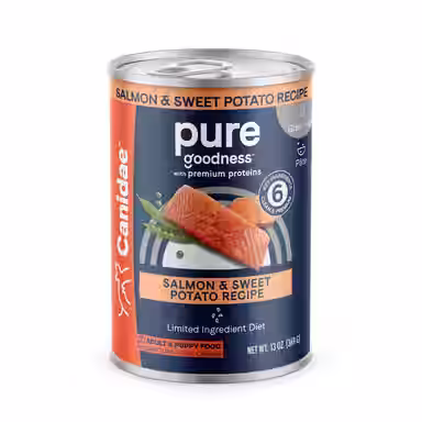 CANIDAE PURE All Stages Grain-Free Limited Ingredient Salmon & Sweet Potato Recipe