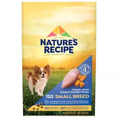 Nature's Recipe Small Breed Grain-Free Chicken, Sweet Potato & Pumpkin Recipe