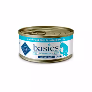 Blue Buffalo Basics Skin & Stomach Care Grain-Free Fish & Potato Entree Indoor