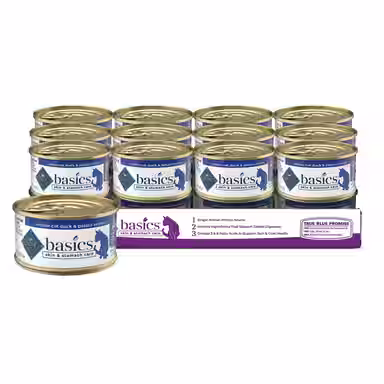 Blue Buffalo Basics Skin & Stomach Care Grain-Free Duck & Potato Entree Indoor