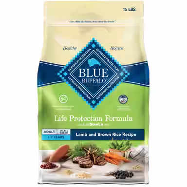 Blue Buffalo Life Protection Formula Small Breed Adult Lamb & Brown Rice Recipe