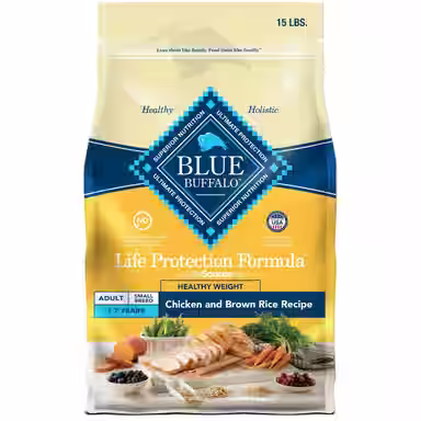 Blue Buffalo Life Protection Formula Small Breed Healthy Weight Adult Chicken & Brown Rice Recipe