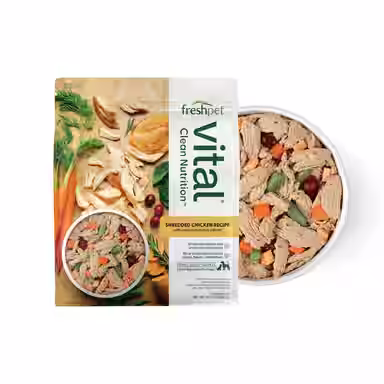 Freshpet Vital Shredded Chicken Recipe with Sweet Potatoes & Carrots Fresh
