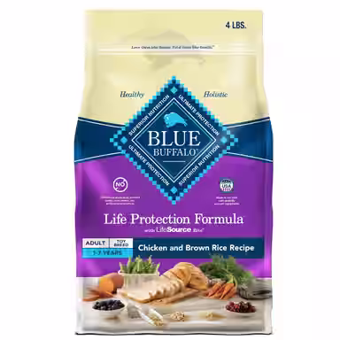 Blue Buffalo Life Protection Formula Toy Breed Adult Chicken & Brown Rice Recipe