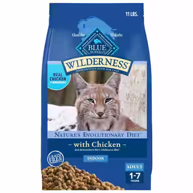 Blue Buffalo Wilderness Natures Evolutionary Diet Chicken High-Protein Grain-Free Adult Indoor