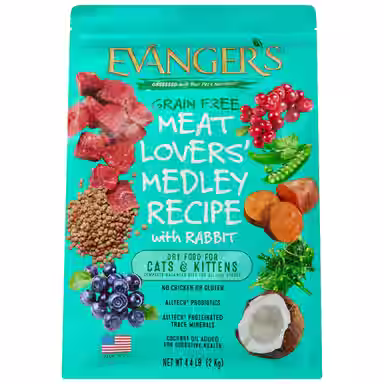 Evanger's Grain-Free Meat Lover's Medley with Rabbit