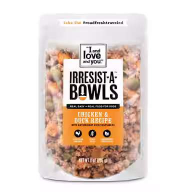 I and Love and You Irresist-a-Bowls Grain-Free Chicken & Duck Recipe