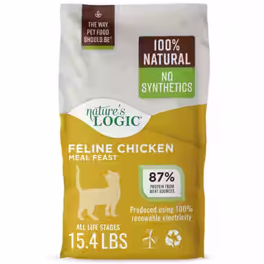 Nature's Logic 100% Natural Feline Chicken Meal Feast All Life Stages