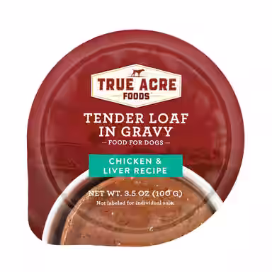 True Acre Foods Chicken & Liver Recipe Tender Loaf in Gravy,