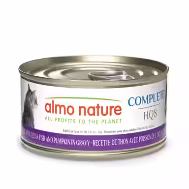 Almo Nature HQS Complete Tuna Recipe with Ocean Fish & Pumpkin in Gravy