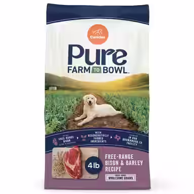 CANIDAE Pure Real Bison & Barley Recipe