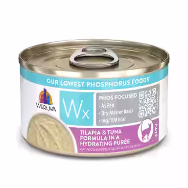Weruva Wx Phos Focused Tilapia & Tuna Formula Grain-Free Puree