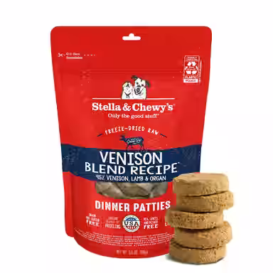 Stella & Chewy's Venison Blend Dinner Patties Freeze-Dried