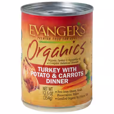 Evanger's Organics Turkey with Potato & Carrots Dinner