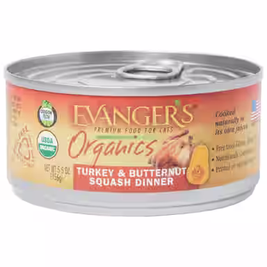 Evanger's Organics Turkey & Butternut Squash Dinner