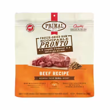 Primal Raw Pronto Beef Recipe Dog Freeze-Dried Food