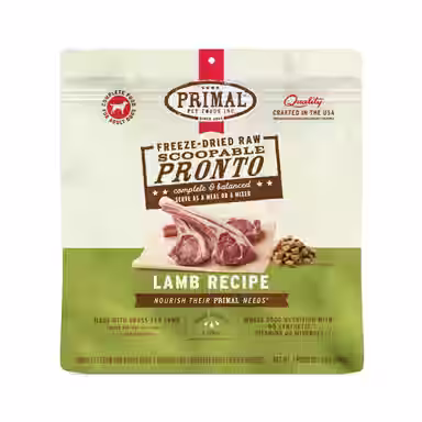 Primal Raw Pronto Lamb Recipe Dog Freeze-Dried Food