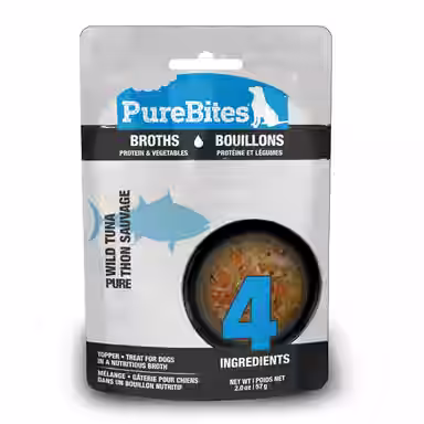 PureBites Dog Broths Tuna & Vegetables Food Topping