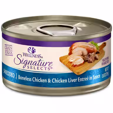 Wellness CORE Signature Selects Shredded Boneless Chicken & Chicken Liver Entree in Sauce