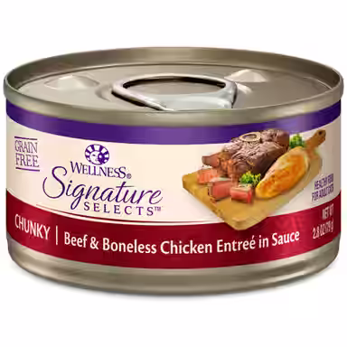 Wellness CORE Signature Selects Chunky Beef & Boneless Chicken Entree in Sauce