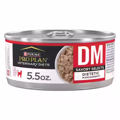 Purina Pro Plan Veterinary Diets DM Dietetic Management Savory Selects