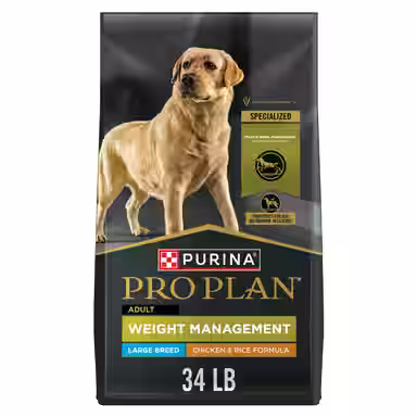 Purina Pro Plan Adult Large Breed Weight Management Chicken & Rice Formula