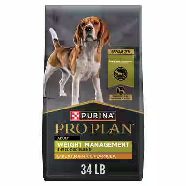 Purina Pro Plan Adult Weight Management Shredded Blend Chicken & Rice Formula