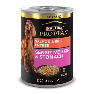 Purina Pro Plan Sensitive Skin & Stomach Pate Salmon & Rice Entree