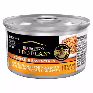 Purina Pro Plan Adult White Meat Chicken & Vegetable Entree in Gravy