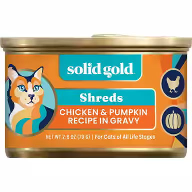 Solid Gold Nature's Harmony Chicken & Pumpkin Grain-Free Shreds in Gravy