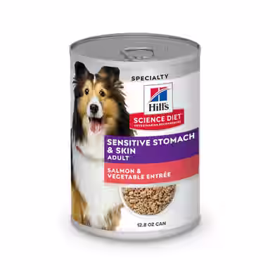 Hill's Science Diet Adult Sensitive Stomach & Sensitive Skin Grain-Free Salmon & Vegetable Entree