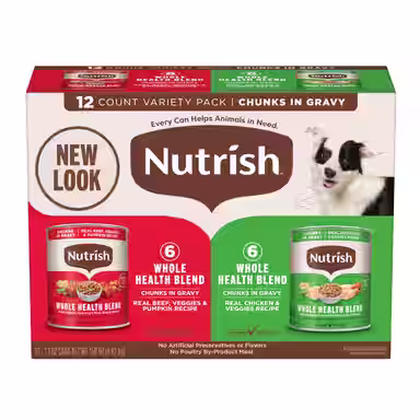 Nutrish Whole Health Blend Chunks in Gravy Variety Pack