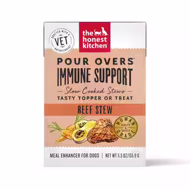 The Honest Kitchen Human Grade Functional POUR OVERS Immune Support Beef Stew