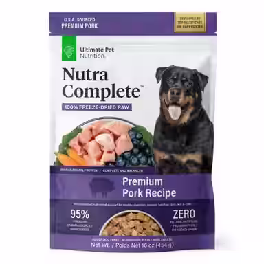 Ultimate Pet Nutrition Nutra Complete Premium Pork Freeze-Dried