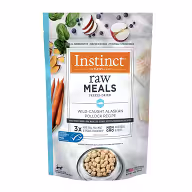 Instinct Freeze-Dried Raw Meals Grain-Free Wild-Caught Alaskan Pollock Recipe