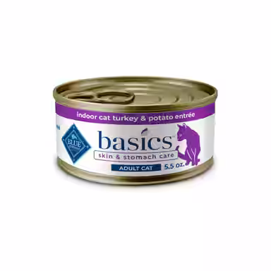 Blue Buffalo Basics Skin & Stomach Care Grain-Free Turkey & Potato Entree Indoor