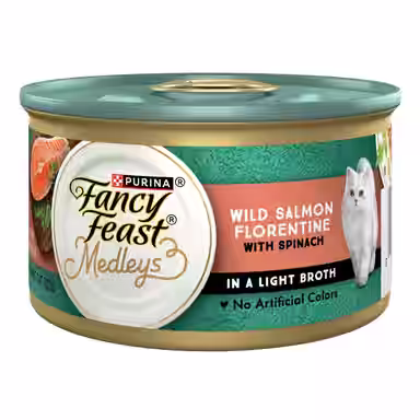 Fancy Feast Medleys Wild Salmon Florentine