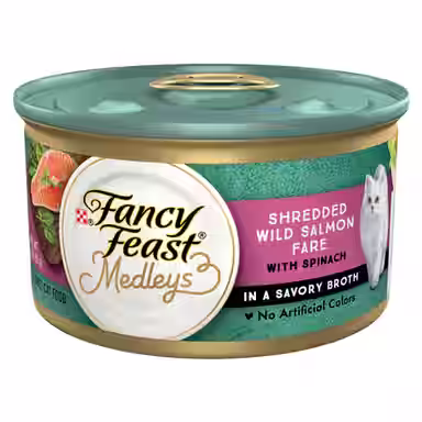 Fancy Feast Medleys Shredded Wild Salmon Fare