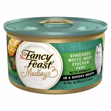 Fancy Feast Medleys Shredded White Meat Chicken Fare