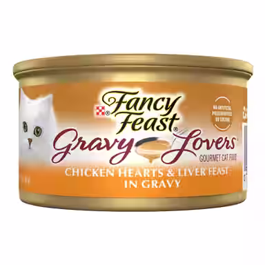 Fancy Feast Gravy Lovers Chicken Hearts & Liver Feast in Grilled Chicken Flavor Gravy