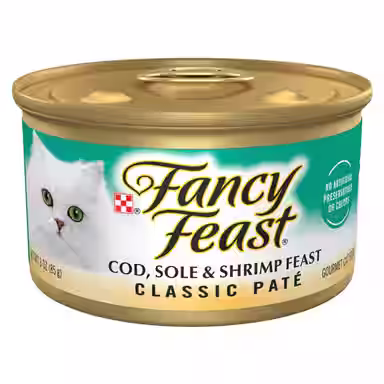 Fancy Feast Classic Pate Cod, Sole & Shrimp Feast