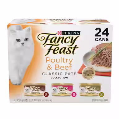Fancy Feast Poultry & Beef Classic Pate Variety Pack